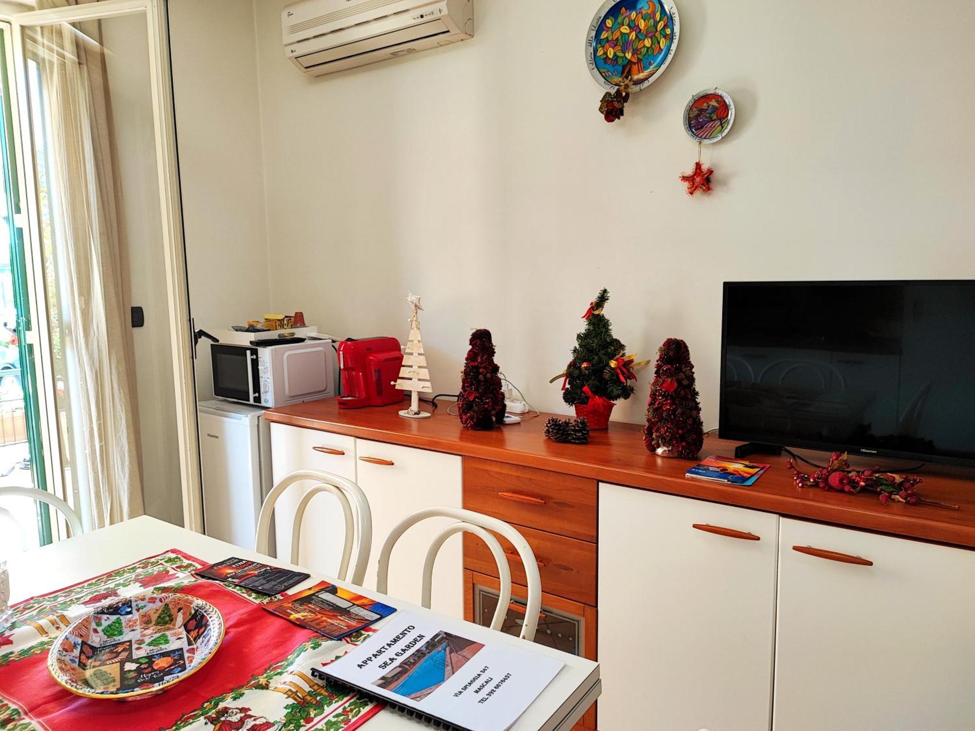 Sea Garden, Fronte Mare Con Piscina Apartment มาสคาลิ ภายนอก รูปภาพ